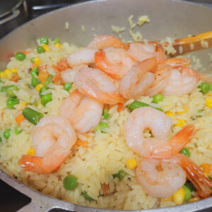 Fried rice with shrimp