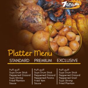 Platter Menu